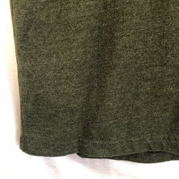 Arrow Mens XXLg Long Sleeve  Henley in Hunter Green and Grey Trim - Picture 7 of 11